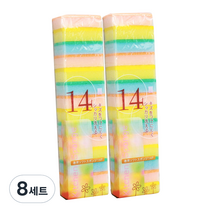 퓨어썬데이 코쿠보 레인보우 미니수세미, 14개입, 8세트