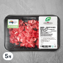 미트엔조이 호주산 소고기 모듬 국거리용 (냉장), 300g, 5개