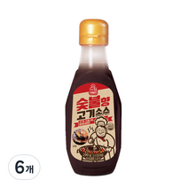 진패밀리 숯불향 고기소스, 290g, 6개