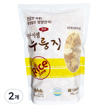 아이엠 현미 누룽지, 1kg, 2개