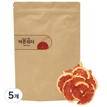 바른워터 건조자몽차, 60g, 1개입, 5개