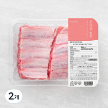돈마루 한돈 등갈비 찜/구이용 (냉장), 500g, 2개