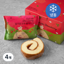 밀러가또 딸기잼 쏘옥 롤케이크 (냉동), 300g, 4개