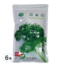내츄럴스파이스 파슬리 허브향신료, 200g, 6개