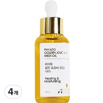 PHYATO 골든 호호바 오일, 50ml, 4개