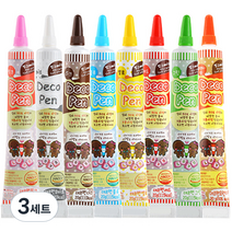 홈베이킹 만드는 초코렛 데코펜 8종, 3세트