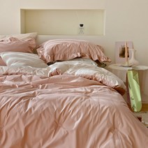 브레스 60수 고밀도 순면 워싱 차렵이불 세트