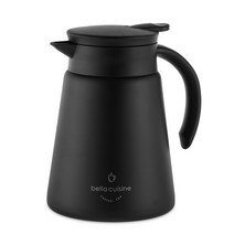 벨라쿠진 보온 보냉 커피 서버 주전자, 750ml, 블랙