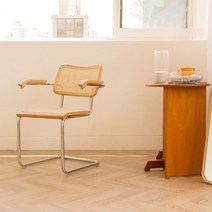 가구느낌 라탄 세스카 암체어 2p, 네추럴