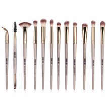 OON MAANGE 메이크업 브러쉬 12종 세트, 1세트, 샴페인