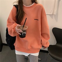 투피스 형태 스몰 레터링 빅사이즈 임산부 맨투맨