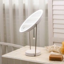 코비 미즈 미러 LDE 메이크업 거울 MSMirror-RL1200, 화이트