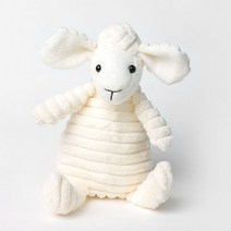 코듀로이 인형 강아지 터그 장난감, 양, 1개