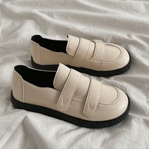 여성용 모던 벨크로 플랫 로퍼