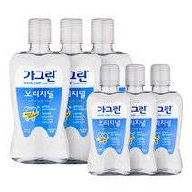 가그린 오리지널 구강세정제 750ml 3p + 250ml 3p, 3세트