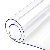예피아 PVC 모서리 라운딩 테이블 매트, 두께 2mm x 폭 70cm x 길이 80cm, 투명
