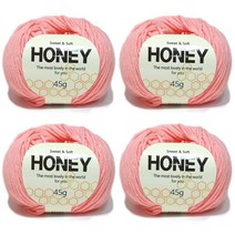 니뜨 허니 뜨개실 45g x 4p, 109 코랄핑크