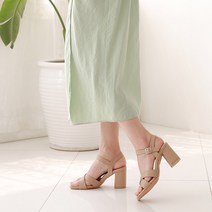 마크모크 여성용 라빈 하이힐 샌들 7cm