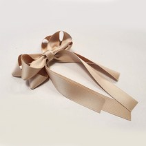 여아용 프라임 리본 무광 볼륨 꼬리 리본 10cm 자동핀