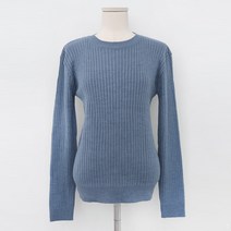 큐니걸스 여성용 10컬러 굿매치 빅골지라운드니트