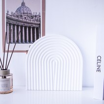 라빌레뜨 화장품 촬영소품 석고 오브제 B, 화이트