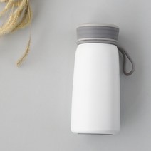 비프로젝트 엔조이 스티링 진공 스텐 텀블러, 300ml, 화이트