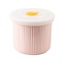 인콕 도자기 이유식 용기 250ml, 핑크, 1개