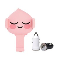 카카오프렌즈 차량용 핸드폰 거치대 어피치 + 시거잭, 1세트, 랜덤색상(시거잭)