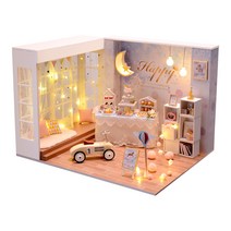 꼬미딜 DIY 미니어처하우스 2020-71 대형 돌잔치 파티룸 + 제작도구, 혼합색상
