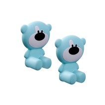 아이끌레 소프트 베어 실리콘 도어가드, 민트, 2개