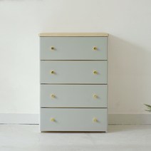 보노하우스 벨르 와이드 4단 서랍장, 그레이