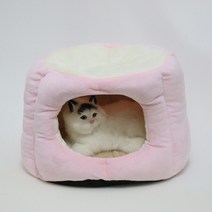 탑시가 뽀송 고양이 숨숨집, 핑크