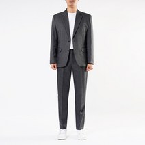 언탭트 남성용 빅사이즈 오리지널 정장 블레이져 + 팬츠 세트