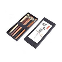 일본식 통나무 5색 젓가락세트 사각형 MP045, 젓가락 5p