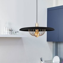 원하 헤라 1등 펜던트조명, 블랙