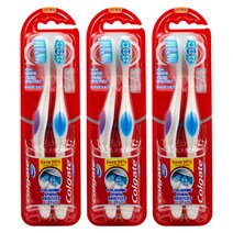 콜게이트 360 옵틱 칫솔 화이트, 3개, 2개입