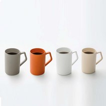 심플레 머그 4종 세트 464ml, 캐롯, 마시멜로, 오트밀, 코코아, 1세트