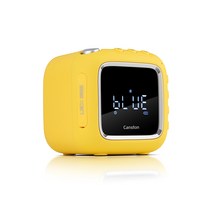 캔스톤 무선 블루투스 미니 스피커 라디오 우퍼 사운드 LX-C2, Yellow