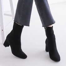 멜팅나인 여성용 사각굽 삭스앵클부츠 7cm LP21370