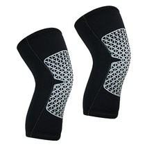 마켓A 러닝 배드민턴 무릎보호대 블랙 2p, 1세트