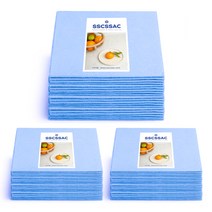 쓱싹 두꺼운 부직포 행주 블루, 60개