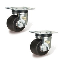 대신캐스터 특수 목적용 캐스터 DS60 시리즈 전산기기용 캐스터 DS 6025 HDP-BK 전산용 평 B/K 6.35cm, 2개