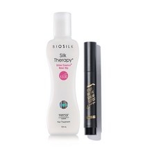 실크테라피 샤인 헤어에센스 플러스 로지힙 130ml + 키핀터치 유어 아이브로우 세럼 타투펜 세트, 1세트