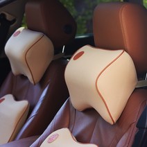 차쿠 차량용 3D 메모리폼 목쿠션, 아이보리