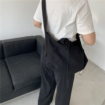 메이비언더스탠드 와이드 스트랩 에코백