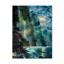 코쿼드 보석십자수 DIY 키트 30 x 40 cm 092, 혼합색상, 1세트