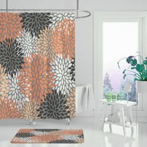 카리스 단델리온 컬러 파티션 욕실 샤워커튼 A08 180 x 200 cm, 1개