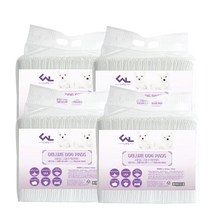 씨엔앨라이프 강아지 디럭스 보급형 배변패드 14g 100매, 4개