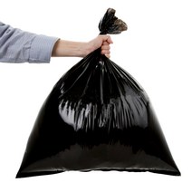 담다 쓰레기용 비닐봉투 검정 200p, 1개, 20L