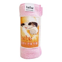 우키우키 고양이 전용타올, 핑크